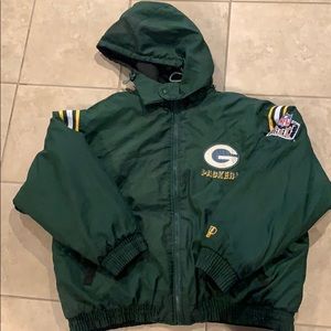Vintage Pro Player Green Bay Packers Reversible